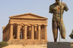 Foto dell'affascinante Valle dei Templi di Agrigento