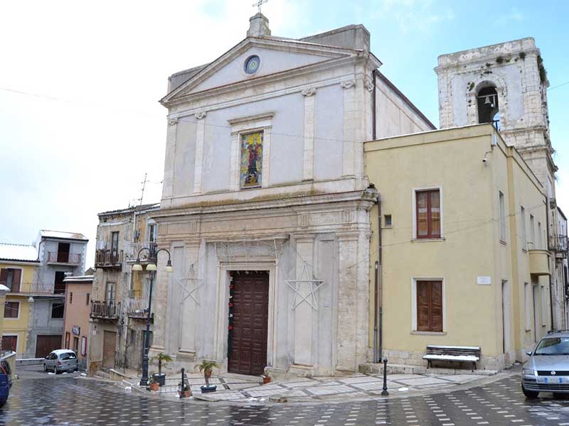 Foto del Comune della Sicilia - Grotte - chiesa madre - piazza marconi - orologio